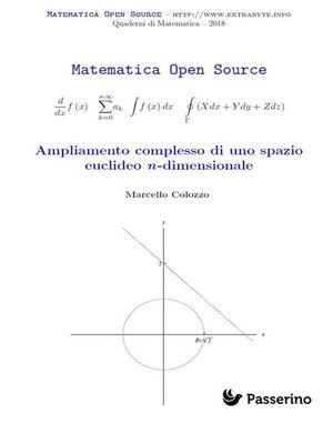 cover image of Ampliamento complesso di uno spazio euclideo n-dimensionale